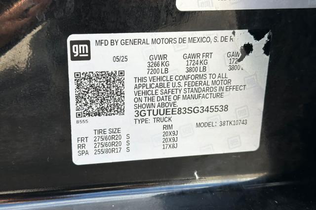 2025 GMC Sierra 1500 4WD Crew Cab Standard Box AT4