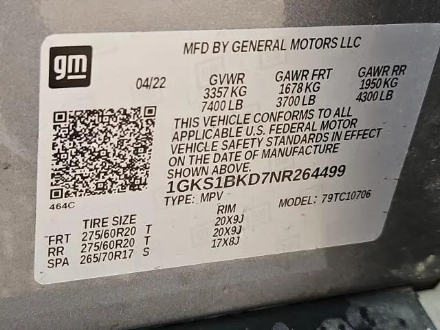 2022 GMC Yukon 2WD SLT