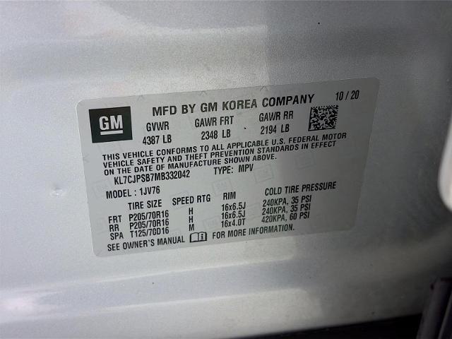 2021 Chevrolet Trax AWD LT