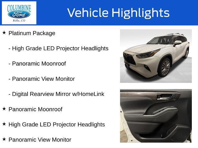 2023 Toyota Highlander Platinum