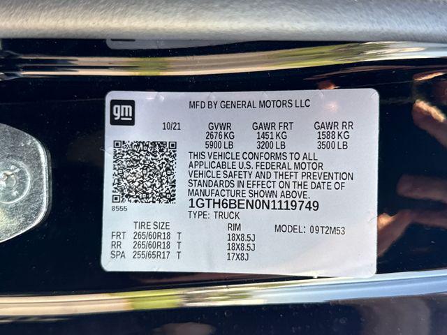 2022 GMC Canyon 4WD Extended Cab Elevation Standard