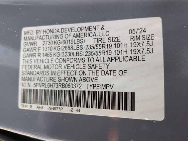 2024 Honda Odyssey Sport