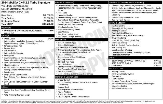 2024 Mazda CX-5 2.5 Turbo Signature