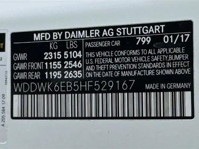 2017 Mercedes-Benz AMG C 43 4MATIC