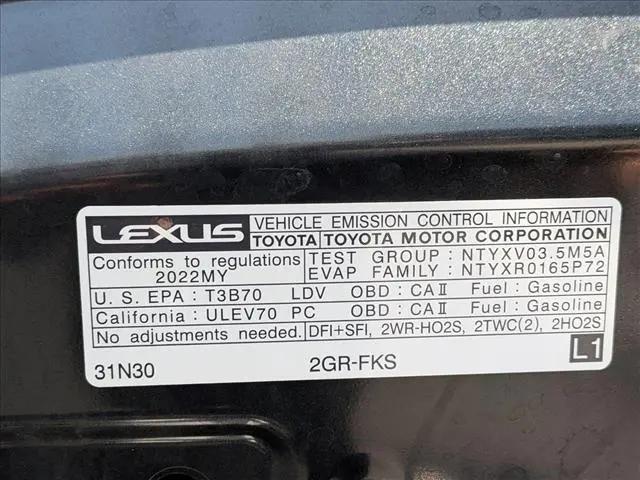 2022 Lexus IS 350 F SPORT