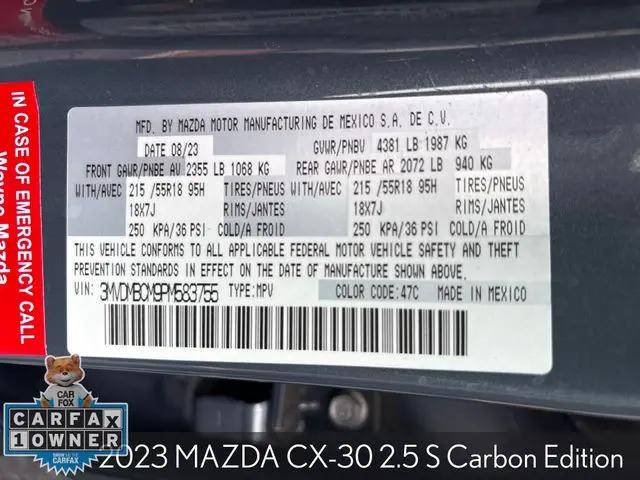 2023 Mazda CX-30 2.5 S Carbon Edition