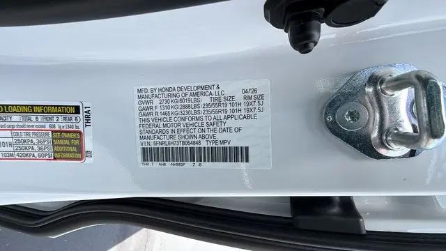 2026 Honda Odyssey Sport-L