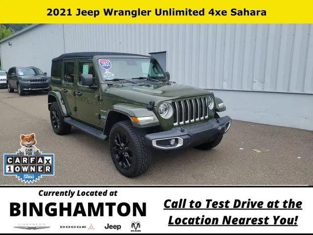 2021 Jeep Wrangler 4xe Unlimited Sahara 4x4 for sale in Binghamton, NY