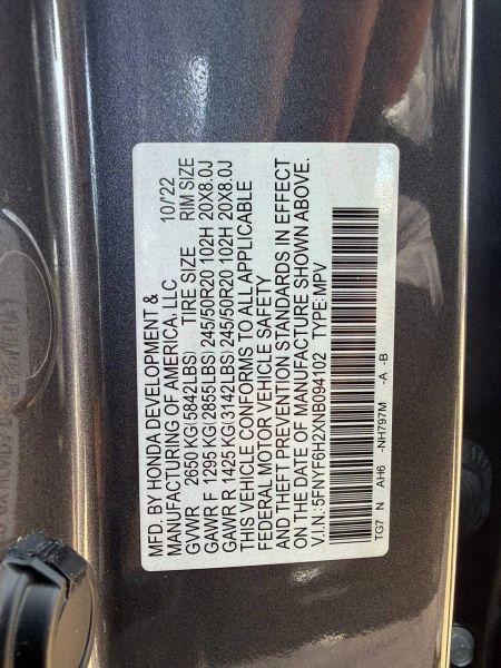 2022 Honda Pilot AWD Special Edition