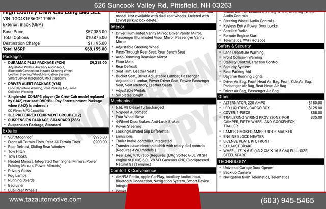 2016 Chevrolet Silverado 3500HD High Country