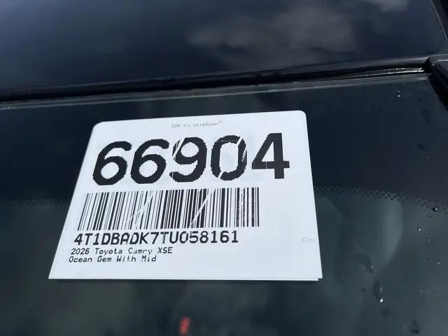 2026 Toyota Camry XSE