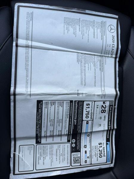 2020 Mercedes-Benz CLA 250