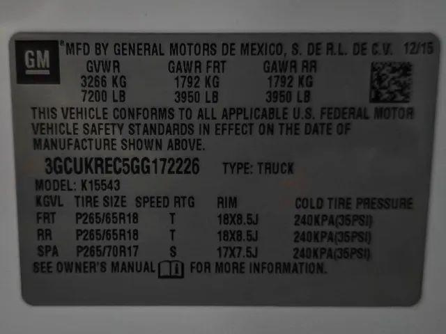 2016 Chevrolet Silverado 1500 2LT