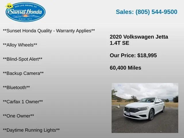 2020 Volkswagen Jetta SE