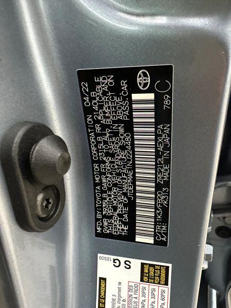 2022 Toyota Corolla LE