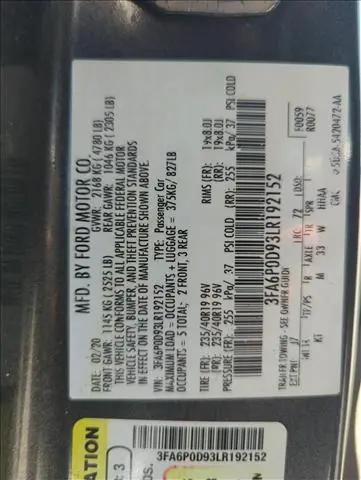 2020 Ford Fusion Titanium