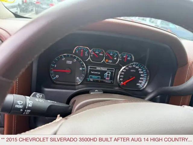 2015 Chevrolet Silverado 3500HD High Country