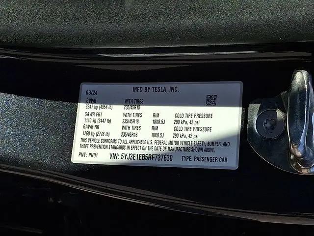2024 Tesla Model 3 Long Range Dual Motor All-Wheel Drive