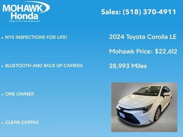2024 Toyota Corolla LE