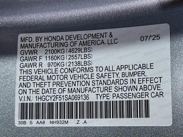 2025 Honda Accord Sedan Sport
