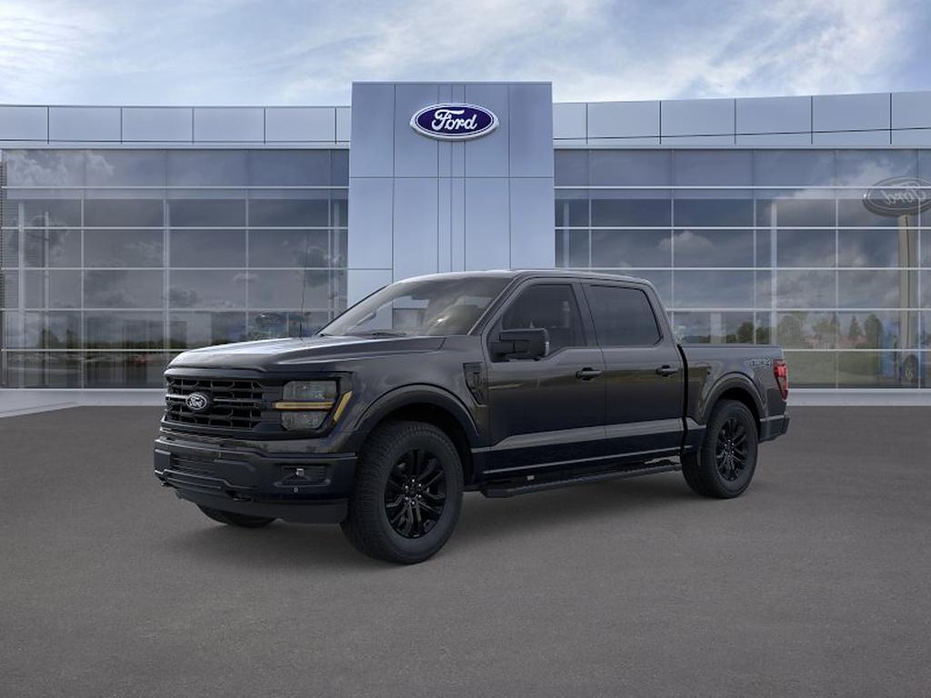 AGATE BLACK METALLIC 2026 Ford F-150 XLT SuperCrew 4WD Pickup Truck Four-Wheel Drive Automatic