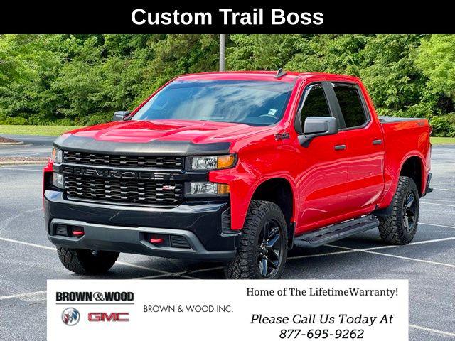 2021 Chevrolet Silverado 1500 4WD Crew Cab Short Bed Custom Trail Boss for sale in Greenville, NC