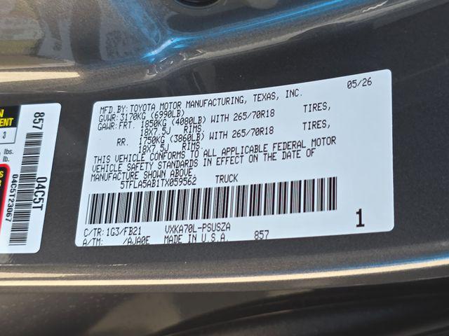 2026 Toyota Tundra SR5 CrewMax 5.5' Bed