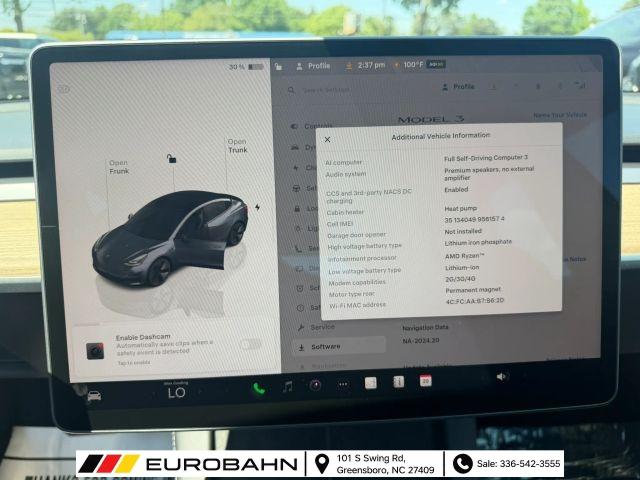 2023 Tesla Model 3 Rear-Wheel Drive