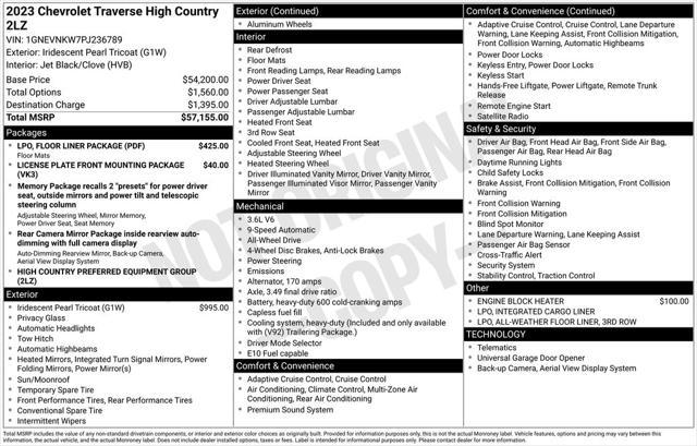 2023 Chevrolet Traverse AWD High Country