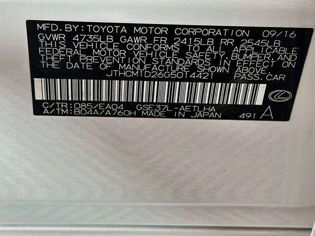 2016 Lexus IS 300 300