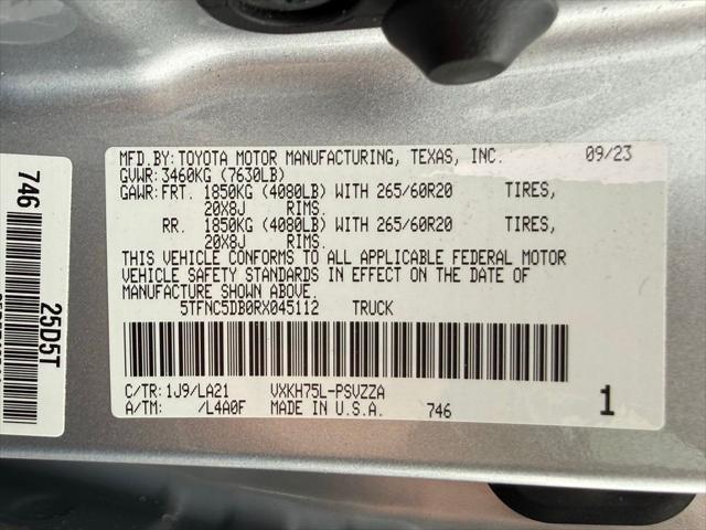 2024 Toyota Tundra Platinum 4WD