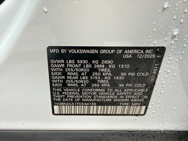 2026 Volkswagen Atlas SEL