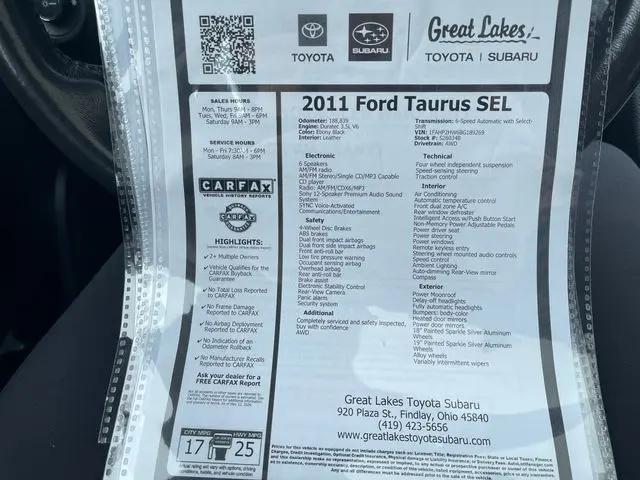 2011 Ford Taurus SEL