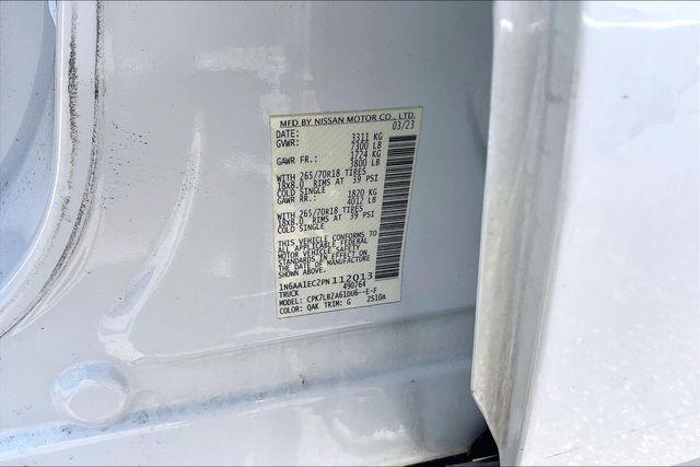 2023 Nissan Titan Crew Cab SV 4x4