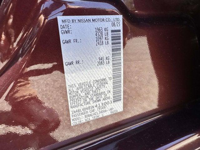 2025 Nissan Altima SV FWD