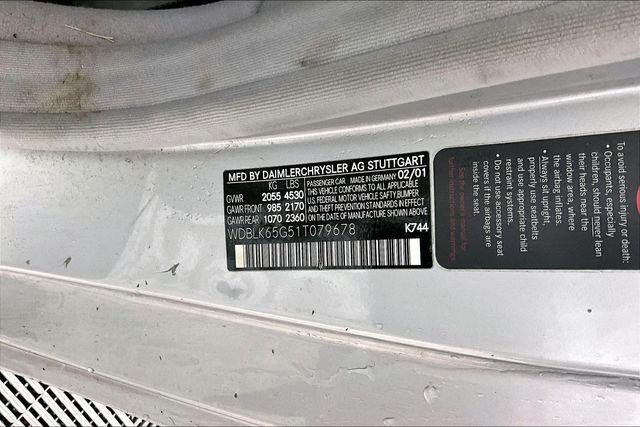 2001 Mercedes-Benz CLK-CLASS CLK 320