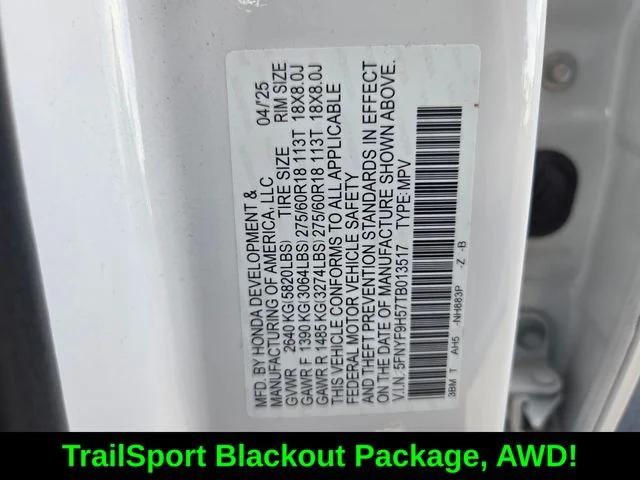 2026 Honda Passport AWD TrailSport Blackout