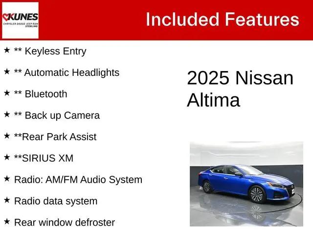 2025 Nissan Altima SV FWD