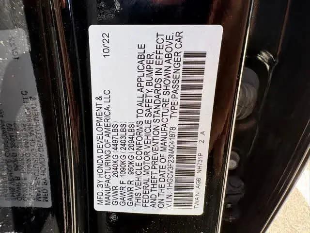 2022 Honda Accord Hybrid Sport