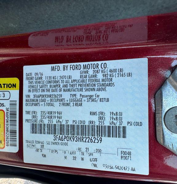 2017 Ford Fusion Titanium