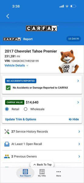 2017 Chevrolet Tahoe Premier