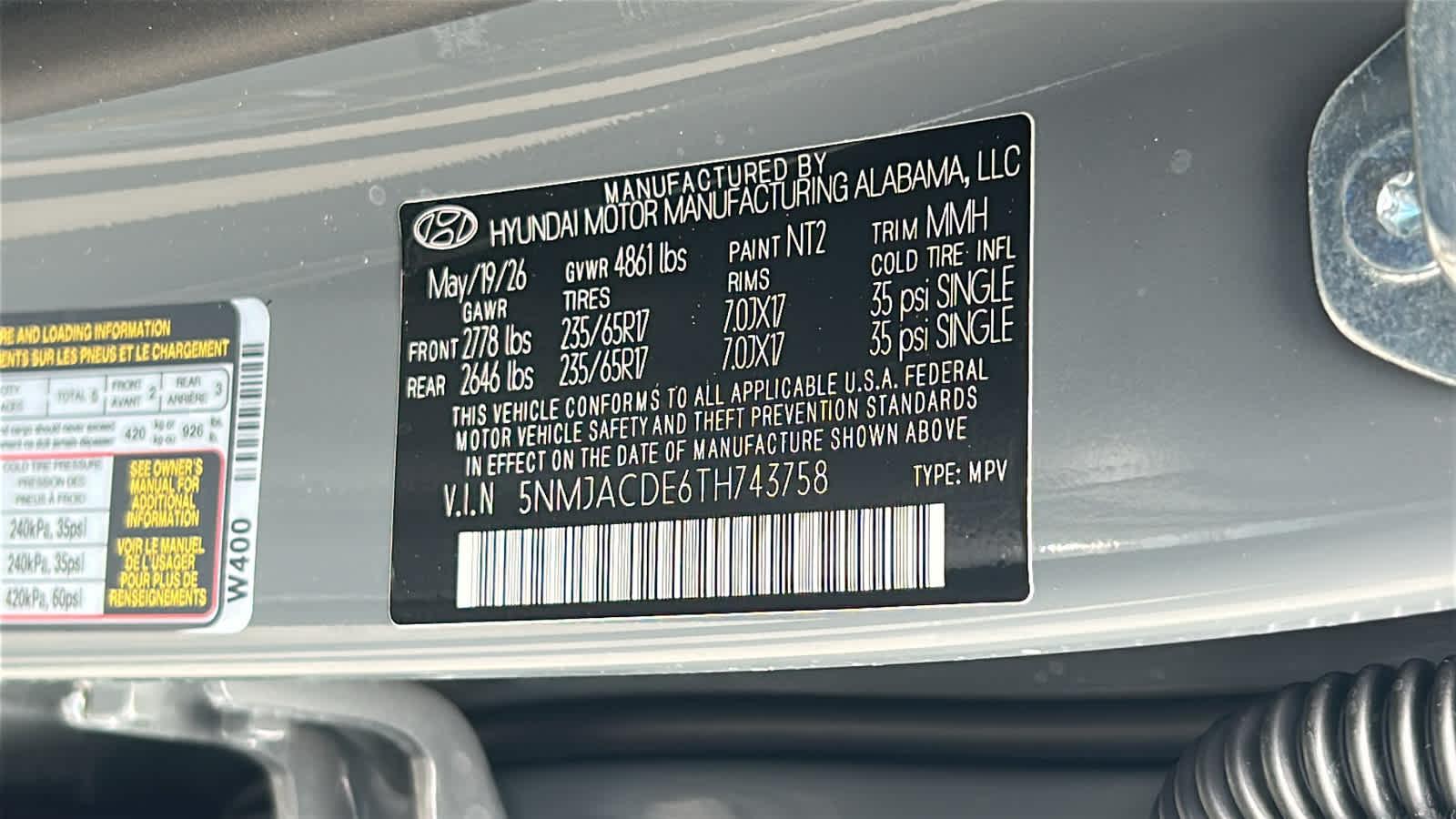 New 2026 Hampton Gray Hyundai SE AWD image 60