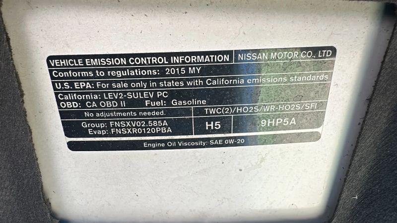 2015 Nissan Altima 2.5 SV