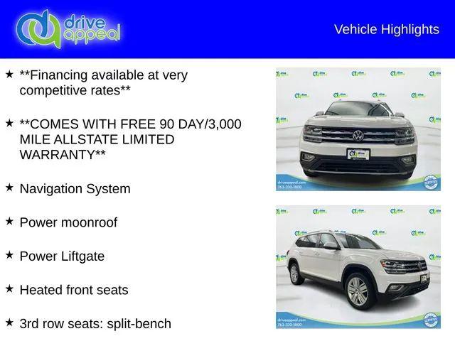 2019 Volkswagen Atlas 3.6L V6 SEL