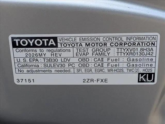 2026 Toyota Corolla Hybrid Hybrid SE