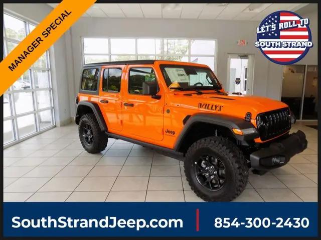 2026 Jeep Wrangler 4-Door Willys 4x4 for sale in Pawleys Island, SC