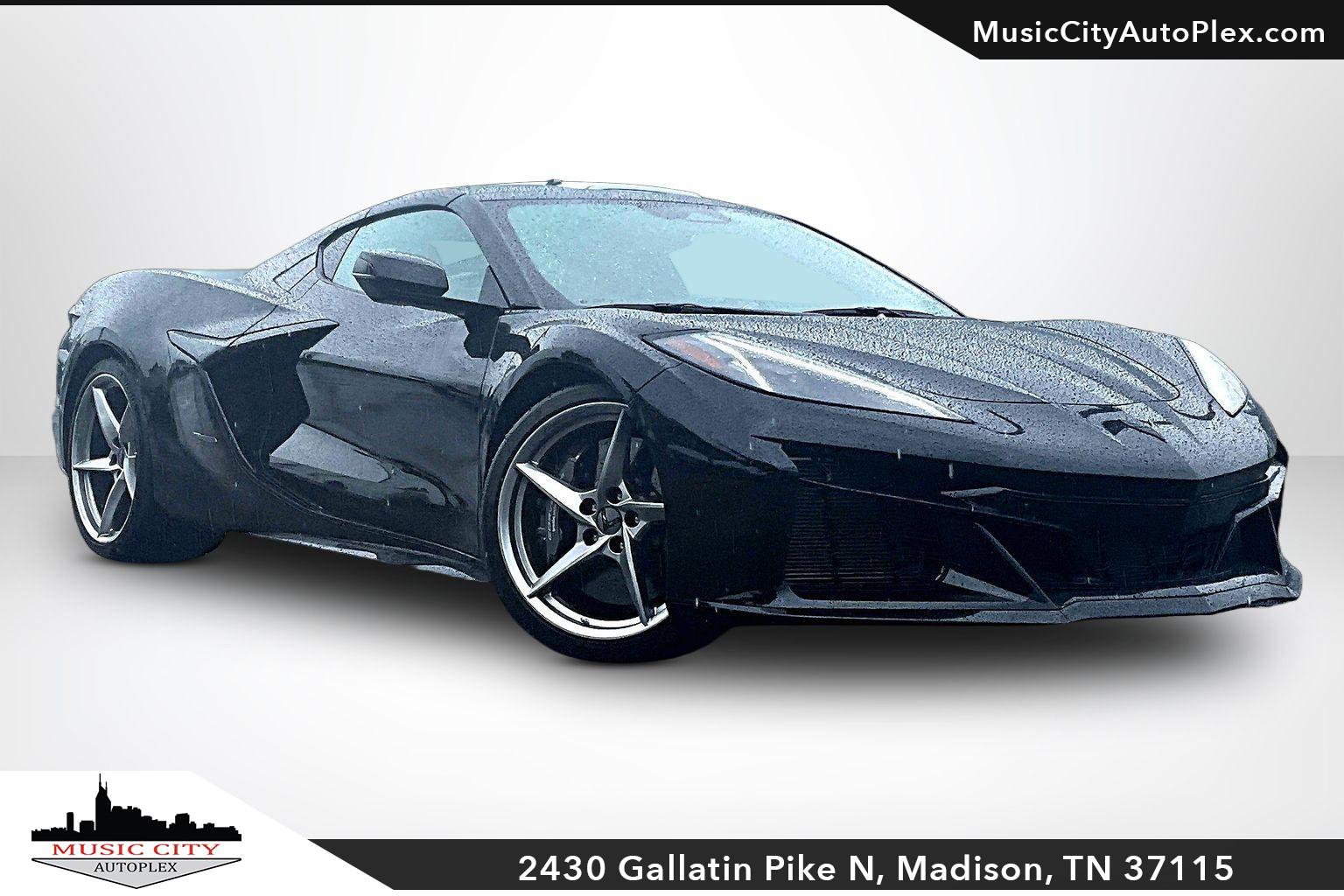 Black 2025 Chevrolet Corvette E-Ray Coupe AWD with 2LZ Coupe All-Wheel Drive Automatic