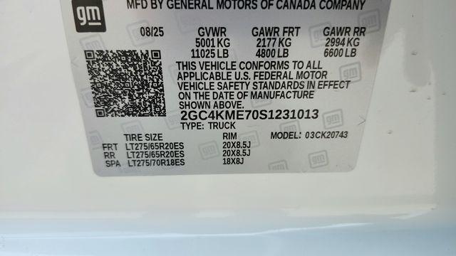 2025 Chevrolet Silverado 2500HD 4WD Crew Cab Standard Bed Custom