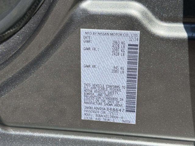 2025 Nissan Altima SV FWD