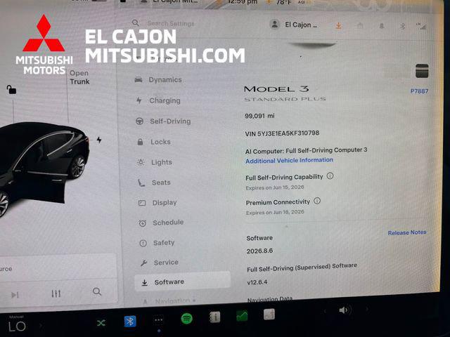 2019 Tesla Model 3 Standard Range Plus